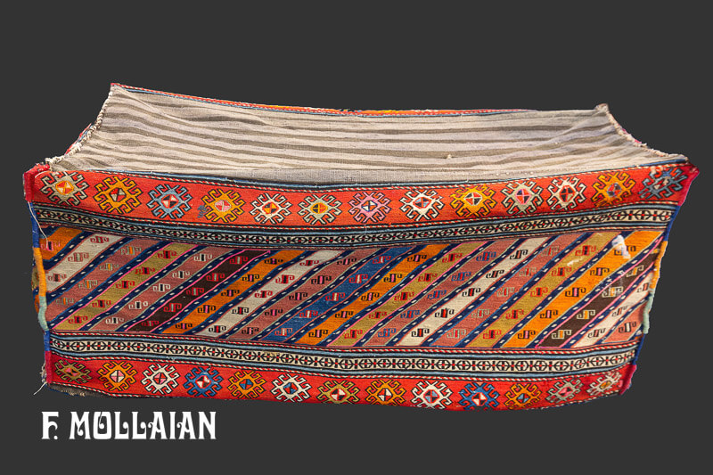 Antique Caucasian Mafrash Kilim Sumak n°:91172432